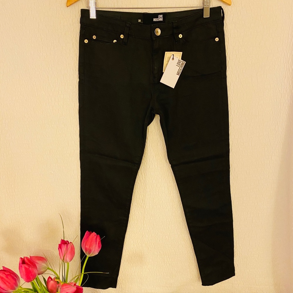 NWT Love Moschino Black Skinny Jeans ♠️